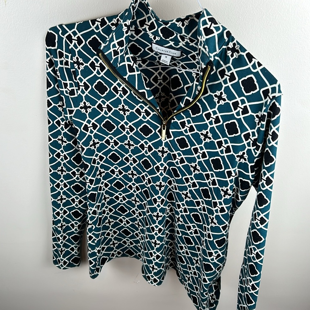 Charter club Sz.S quarter zip top - Picture 12 of 16